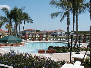 Terra Verde Resort luxury community pool and lake - Rental Home in Kissimmee Orlando Florida